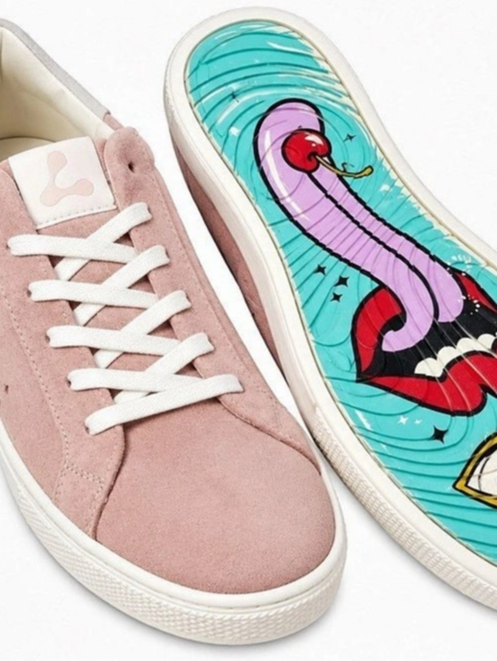 Lazo Halo Pink suede Sneakers US 10.5 NWT